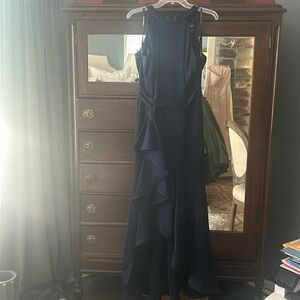 Shoshana size 6 midnight blue gown